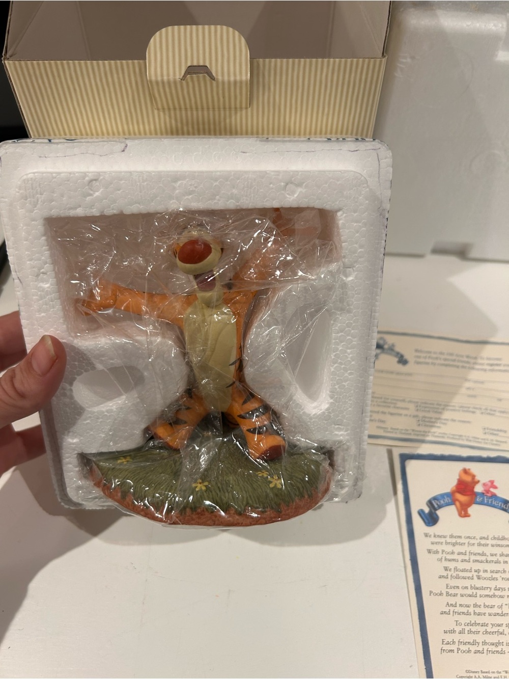 Pooh and friends porceline figure